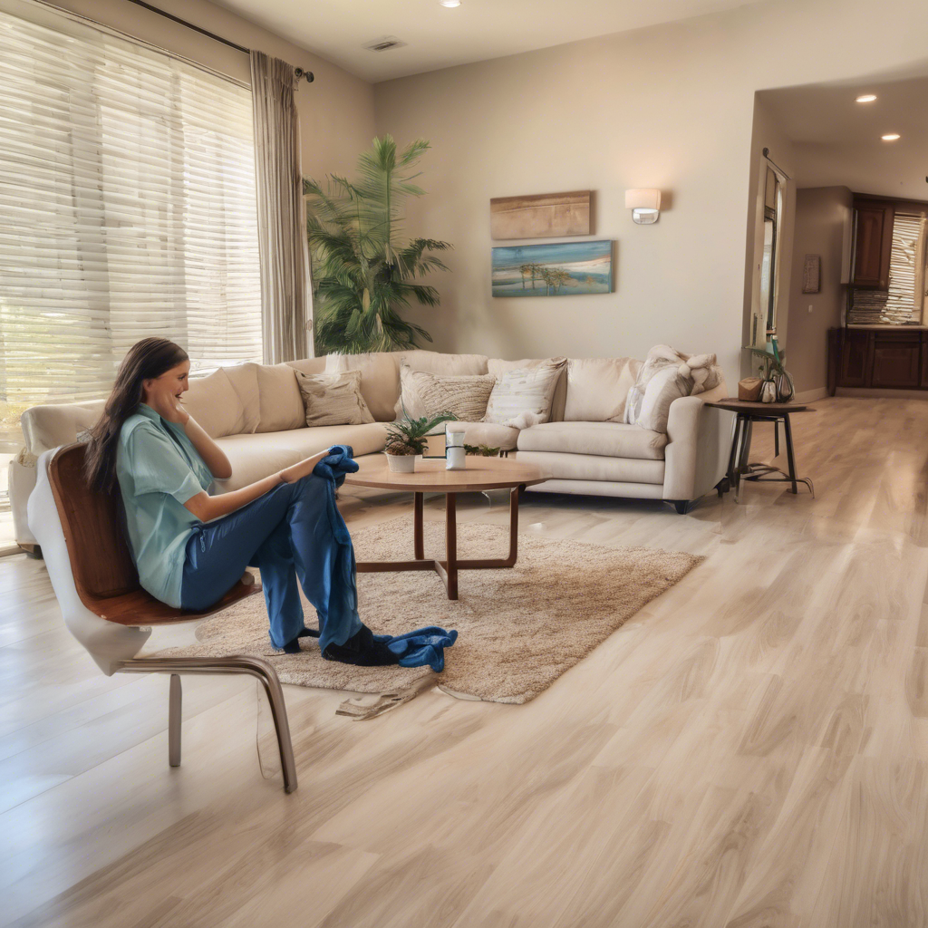 A 5-star review being left by a satisfied guest in indio - airbnb cleaning hacks by Poppy House Cleaning