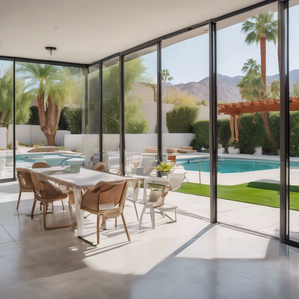 A photo of a clean and organized Palm Springs property - airbnb co-host by Poppy House Cleaning