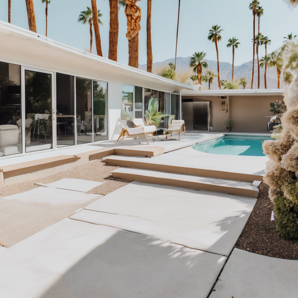 A clean and tidy airbnb property in Palm Springs - 5 star airbnb reviews by Poppy House Cleaning